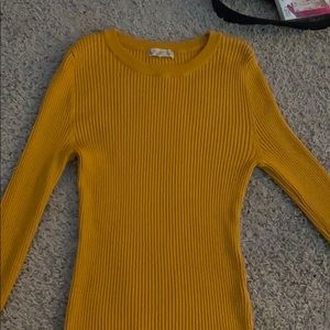 Yellow sweater